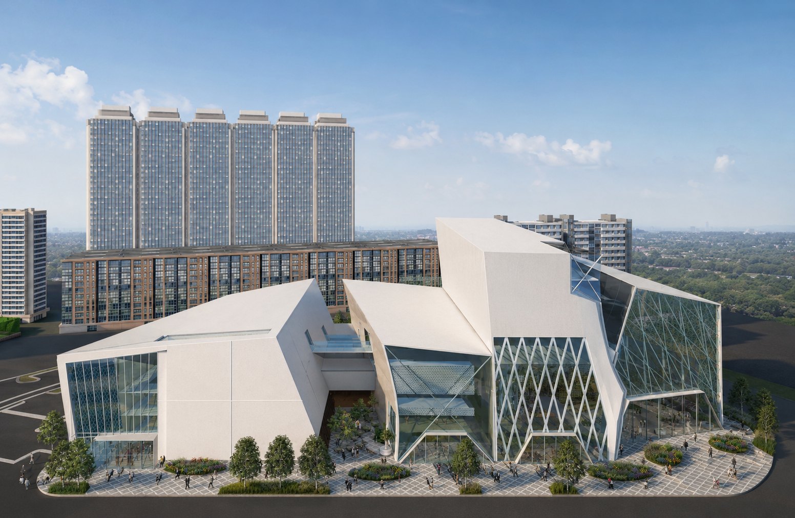 Banja Luka Concert Hall — aerial view