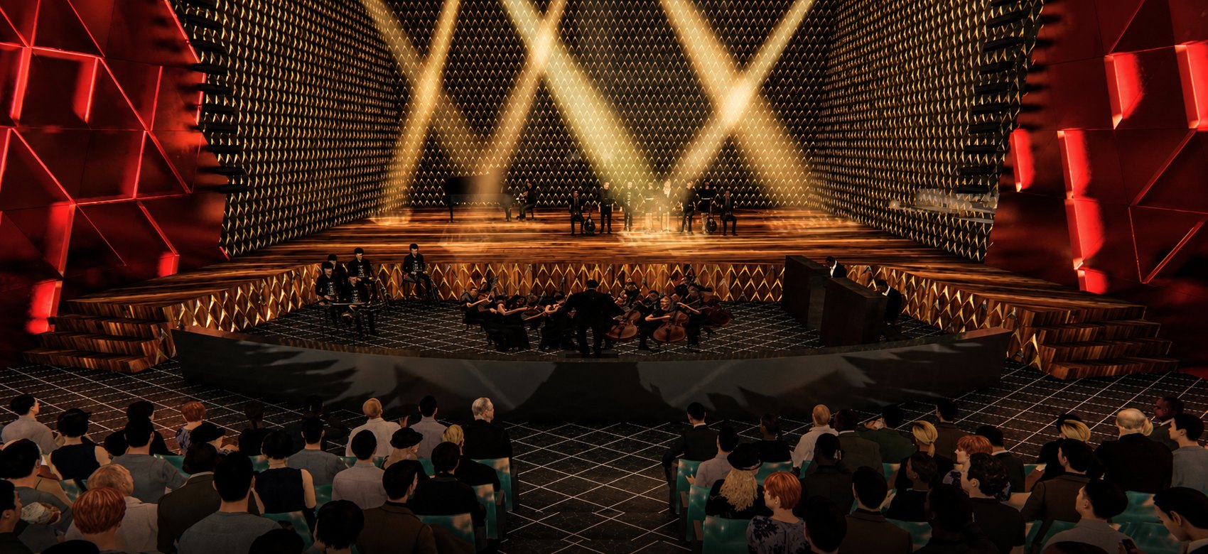 Auditorium in performance