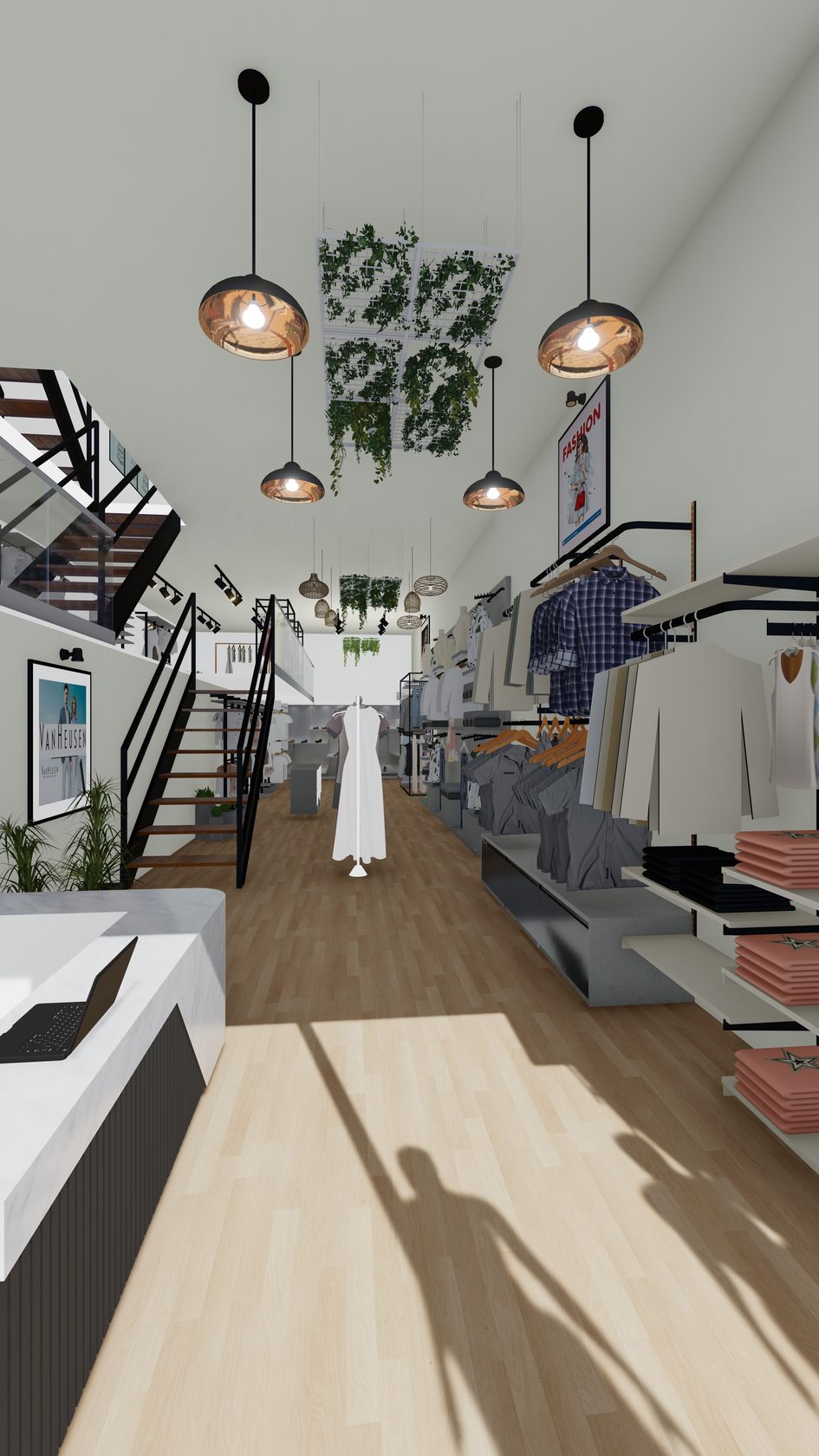 Davis Complex — upper retail level