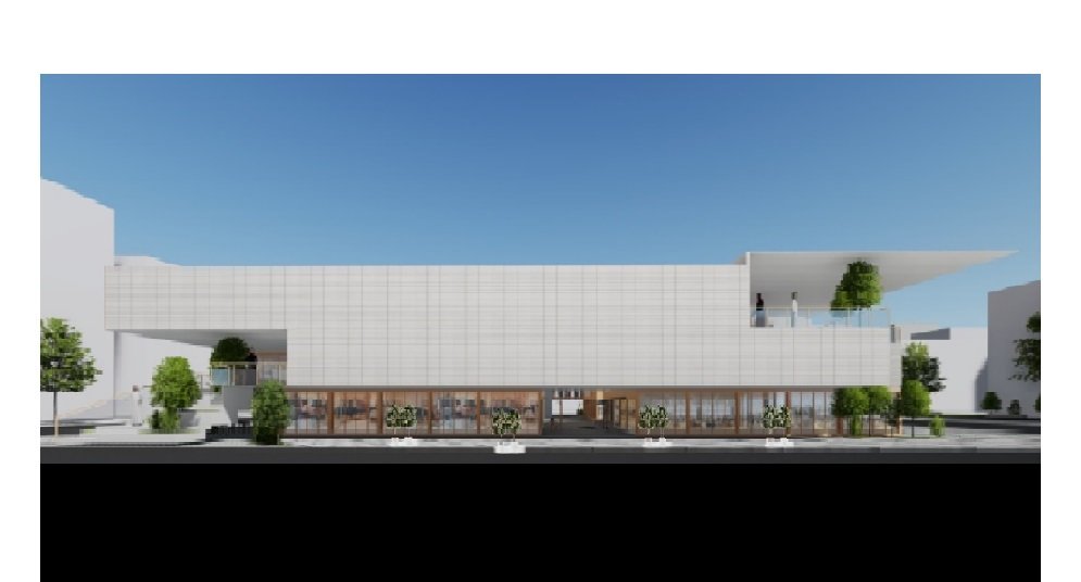 Dammam — glazed retail frontage at grade