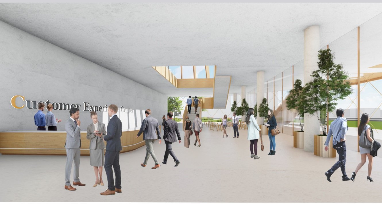 L&T Innovation Hub — Customer Experience Centre lobby