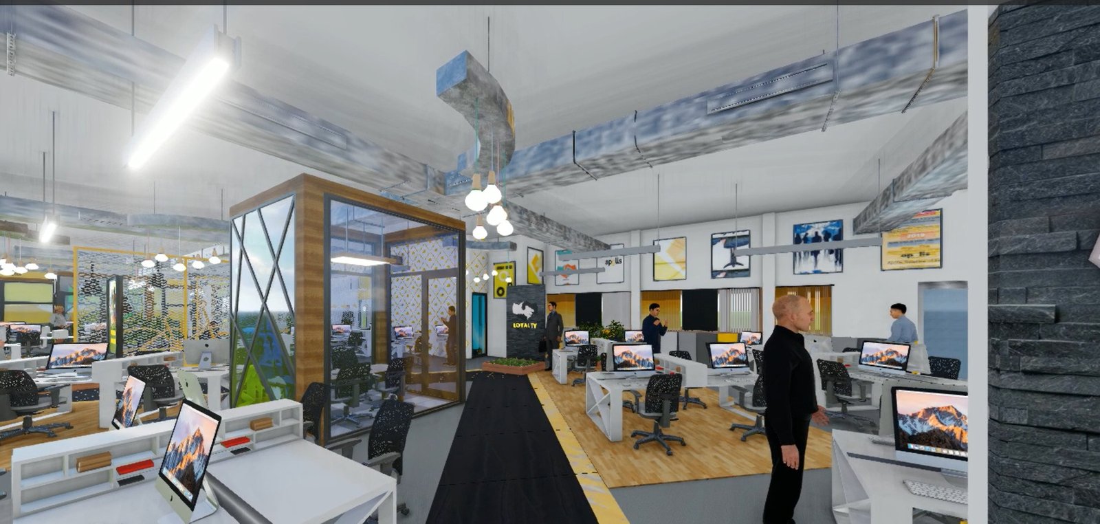 Cinch · Technopark — apolis brand-aligned open workfloor
