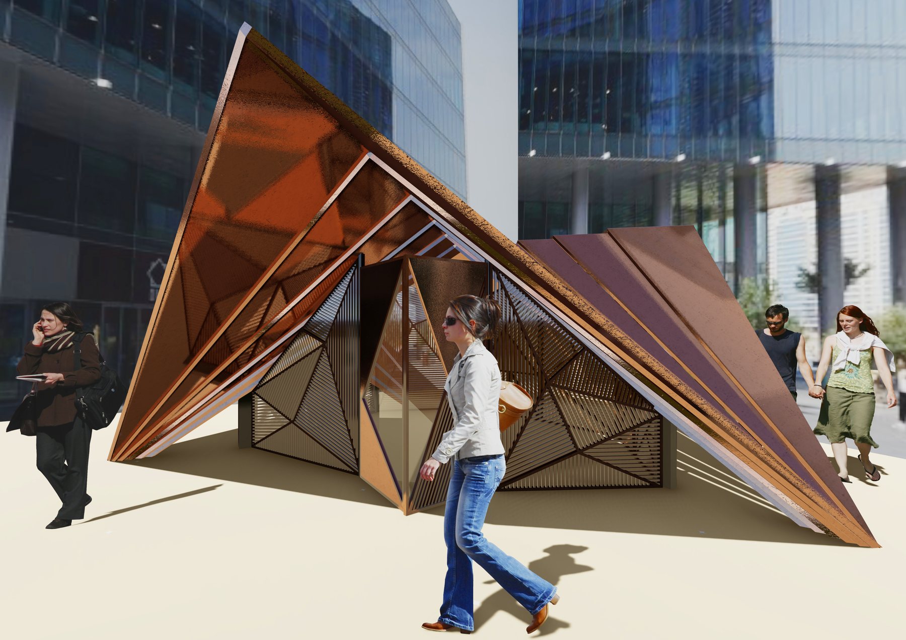 Sculptural pavilion