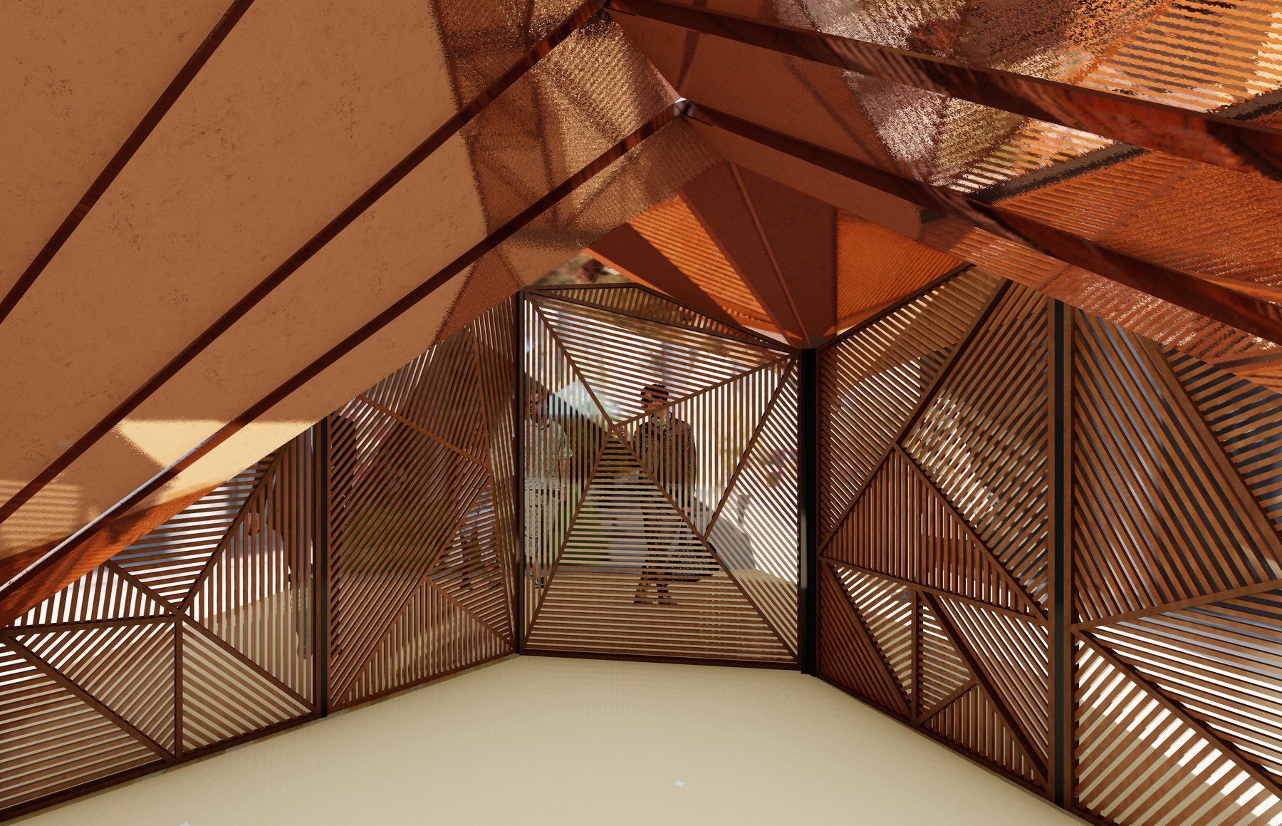 Pavilion interior