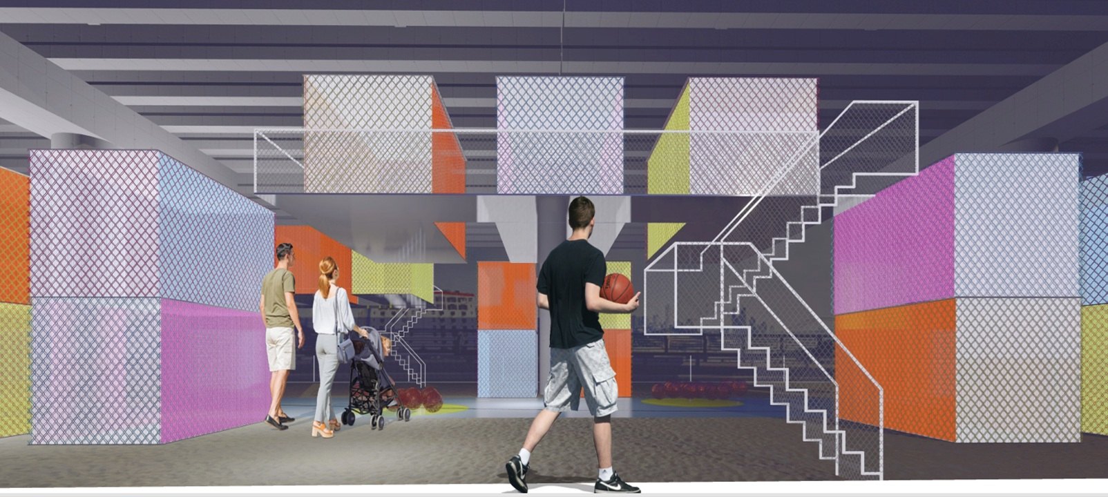 Play under the flyover